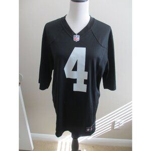 Derek Carr Raiders #4 NFL Black Jersey Size XL By Nike